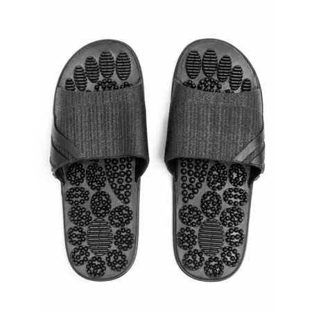 Slippers with a massage effect, open nose, size 38-39, black color-7