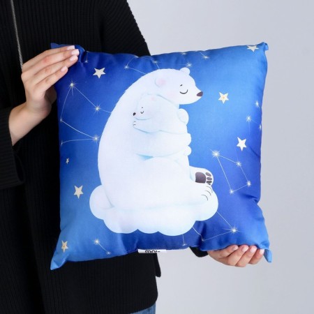 New Year's pillow Square "Bear and Baby", for the New Year-6