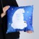 New Year's pillow Square "Bear and Baby", for the New Year