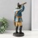 Polystone souvenir "English cartoon Buldog with telescope pipe" 17x11.5x31.5 cm