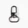 Metal carbine, 41 × 25 mm, 5 pcs, black nickel color