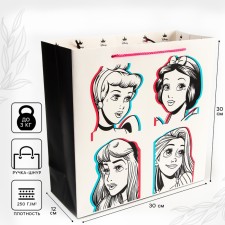 Gift package, 30x30x12 cm, packaging, princesses