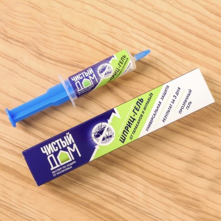 Gel from cockroaches and ants of all types Pure house universal syringe 20 ml-5