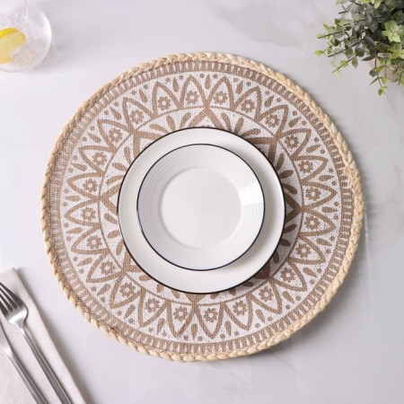 Napkin Serving shares "Millie", d = 38 cm, white color-3