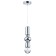 Bayerlux lamp "Scandy" LED 6W 4000k chrome 8x8x36-205cm