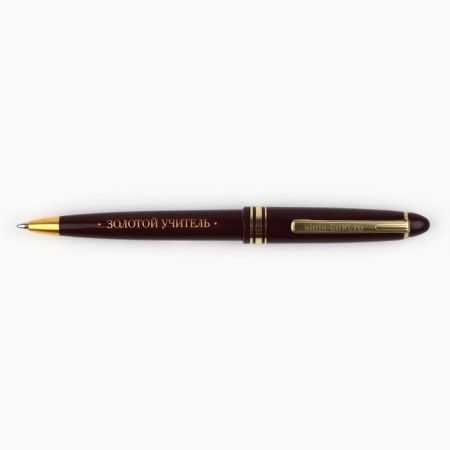 Ballpack handle “to the beautiful teacher I admire”, plastic, blue paste, writing 1 mm node-2
