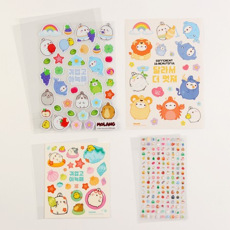 Set for decorating "Cute stickers and tattoos" blue-1