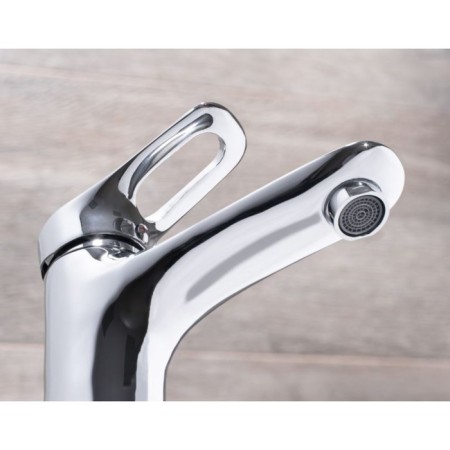 Sink mixer "RMS" SL120-001F, single-leaf, cartridge 40 mm, zinc, chrome-3