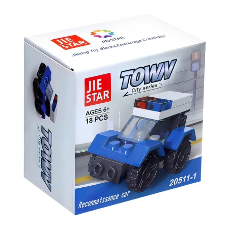 Designer "Patrol machine", 18 parts-1