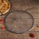 Pizza baking uniform, d = 38 cm, silver color