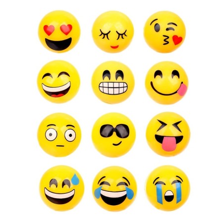 The ball is children's rubber light "smiles", mix, in showbox-3