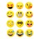 The ball is children's rubber light "smiles", mix, in showbox