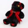 Soft toy "Bear" with a red bow, 31 cm