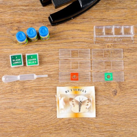 Microscope, increase in an increase of 450x, 200x, 100x-1