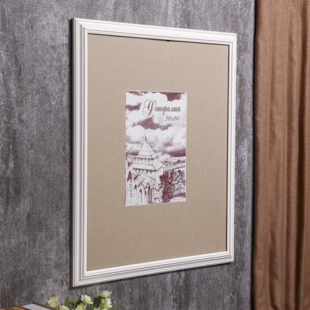 Фоторамка сосна с33 0033 50х60 см (пластиковый экран)-1