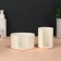 Container for storing cosmetic supplies "Zoy", 10 x 8.2 x 8.6 cm ivory color