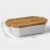 Bellatenero heat -resistant baking form, 1000 ml, 25.6 × 14.9 × 6.2 cm, white color