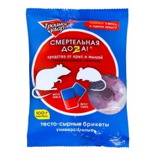 Тестосырный брикет "Домовой Прошка", двойного назначения, 100 г