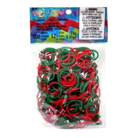 Rubber bands for weaving bracelets Rainbow Loom Christmas