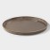 Porcelain plate with a magistro "Cerera" side, d = 25.5 cm, brown color