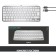 Keyboard Logitech MX Keys Mini Silver/White USB wireless BT/Radio LED (920-01050 107890