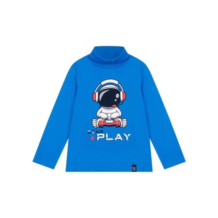 Turtleneck for a boy, height 104 cm-5