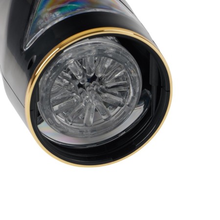 Masturbator Oka-hips, friction, rotation, vibration, 15 modes, batteries, ZU USB, black-3