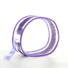 PVC cosmetic bag, 16*6*13, lightning department, purple