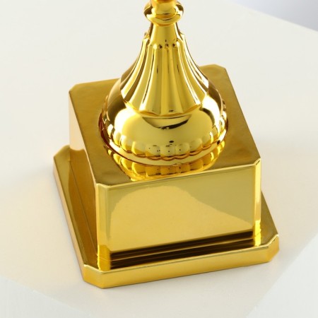 Cup 092, award figure, gold, plastic stand, 19.8 x 10.5 x 8 cm.-3