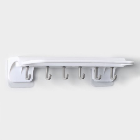 Holder for knives and kitchen accessories, 25.5 × 11 × 5 cm, white color