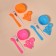 Cosmetic set for masks, 6 objects, color mix
