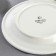 Porcelain plate porous pies Coral, d = 17 cm, white color