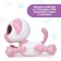 Robot Dog “Smart friend”, interactive: with sound recording, light, sound, sensory, musical, batteries, pink