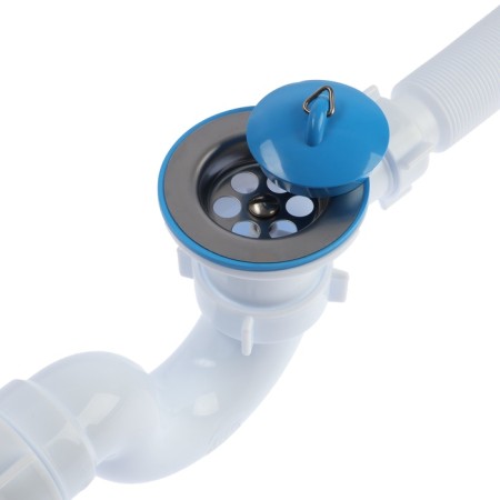 A set for the bathtub "Ani Plast" C6155: siphon, flexible pipe 40 x 50 mm-1