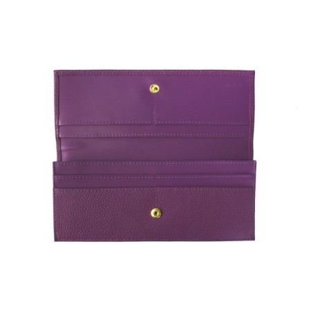 Purpur purse, matte leather, purple color-2