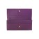 Purpur purse, matte leather, purple color