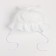 Baby hat, white color, size 48-50