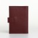Cover for auto documents on the button, Textura, burgundy color
