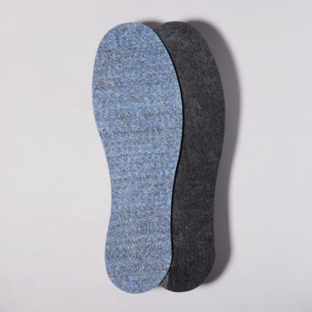 Insoles for shoes "Soft trace", insulated, universal, 36-46 rr, 30 cm, pair, blue color-1