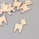 Decor for creativity tree "Olenenok" set of 6 pcs 4x2.6x0.3 cm