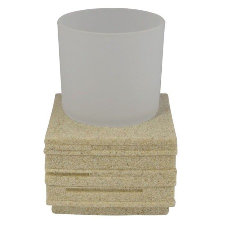 Brick glass, beige color