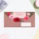 Money envelope "Happy Anniversary!" roses with astrages, 16.5 x 8 cm