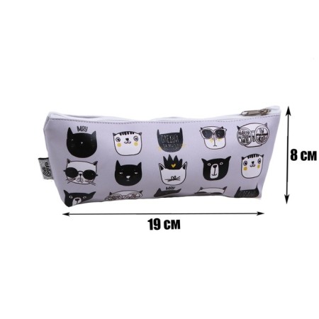 Penal soft 1 department, 80 x 190 x 40 mm, voluminous, artificial leather, "follow me"-1