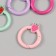 Carabiner Metal "Circle. Berry" mix 3.2x2.6 cm