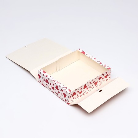 Folding box "with all hearts" 31 x 24.5 x 8 cm-3