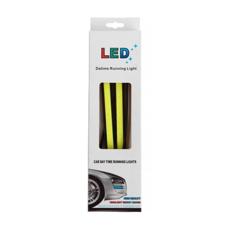 Daily running lights MZ0009 COB, 12 V, white light, 2 pcs-3