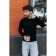 Jumper male ise, size 54, black color
