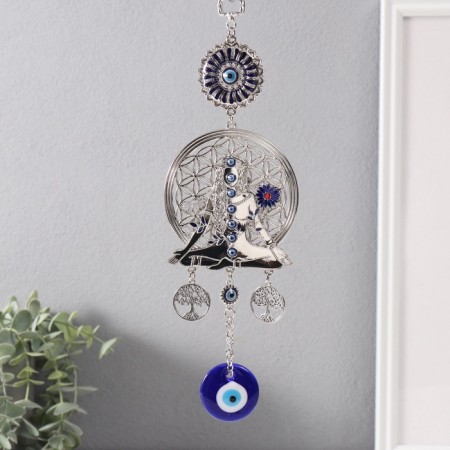 Suspension from the evil eye "Mantra nature" 9x27 cm