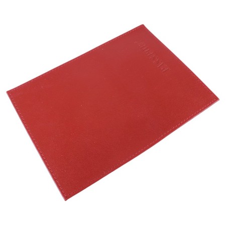 Cover for passport, red color