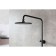 Lemark Bronx LM3772BL shower system, simultaneous, tropical shower, watering can, black